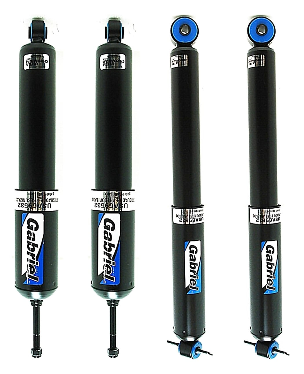 Kit De 4 Amortiguadores Gas Ultra Chromium 4WD