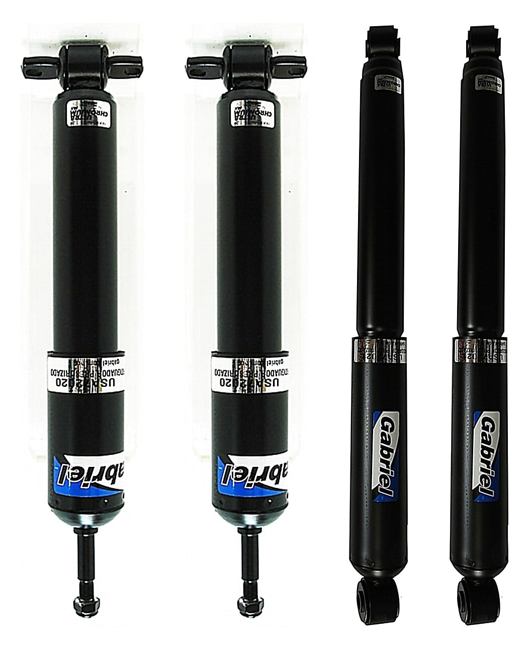 Kit De 4 Amortiguadores Gas Ultra Chromium RWD