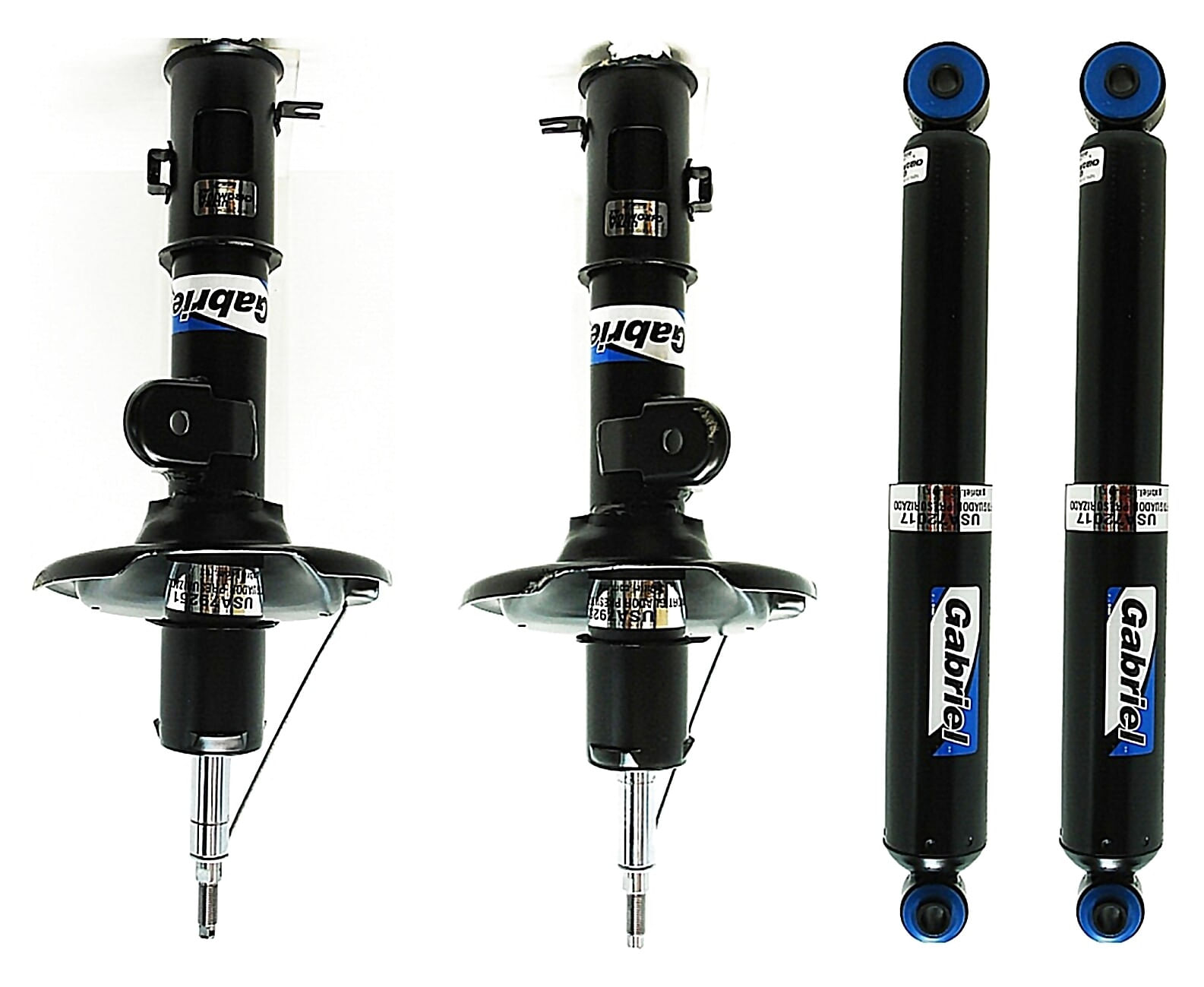 Kit De 4 Amortiguadores Gas Ultra Chromium