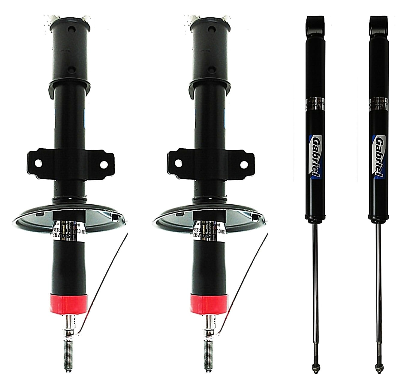 Kit De 4 Amortiguadores Gas Ultra Chromium Aut, Std