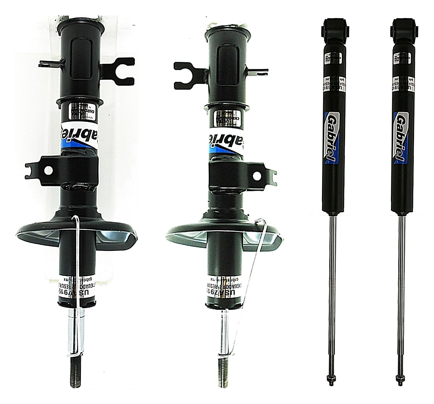 Kit De 4 Amortiguadores Gas Ultra Chromium