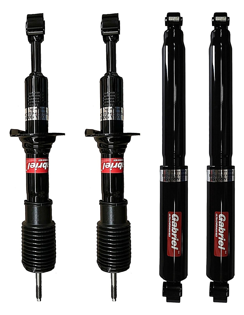 Kit De 4 Amortiguadores Gas Ultra Chromium