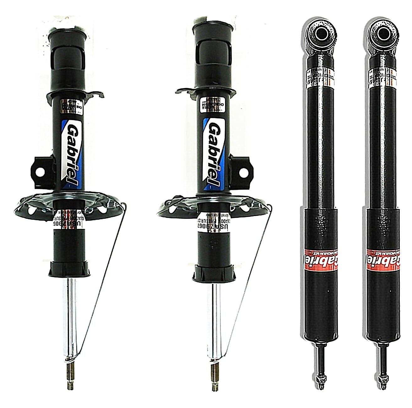Kit De 4 Amortiguadores Gas Ultra Chromium