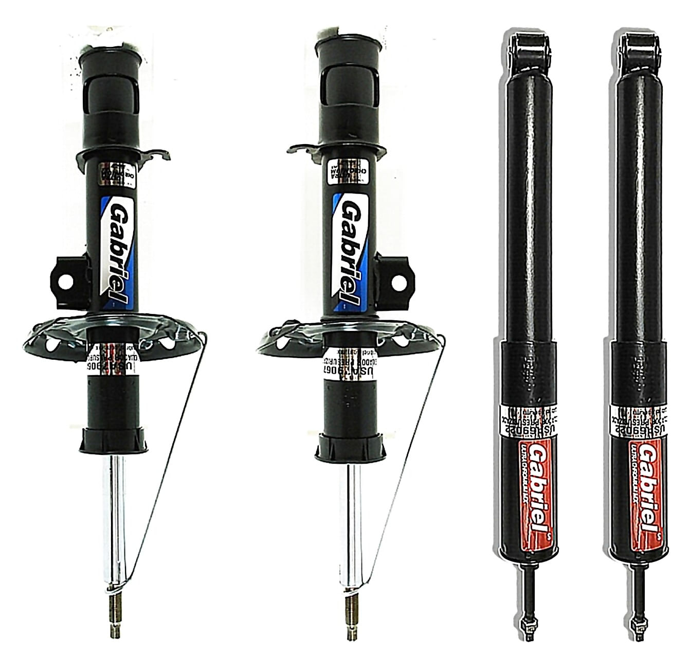 Kit De 4 Amortiguadores Gas Ultra Chromium