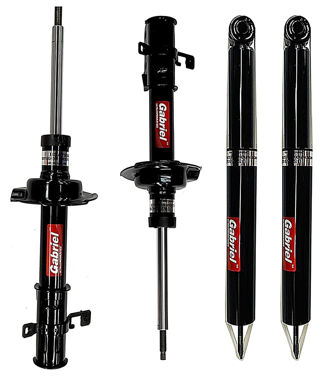 Kit De 4 Amortiguadores Gas Ultra Chromium