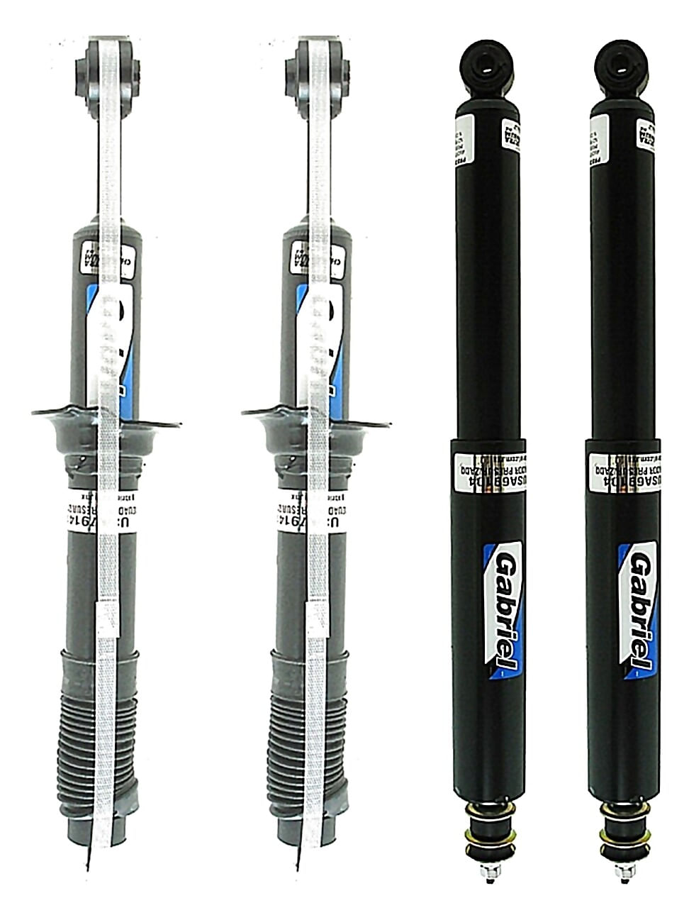 Kit De 4 Amortiguadores Gas Ultra Chromium