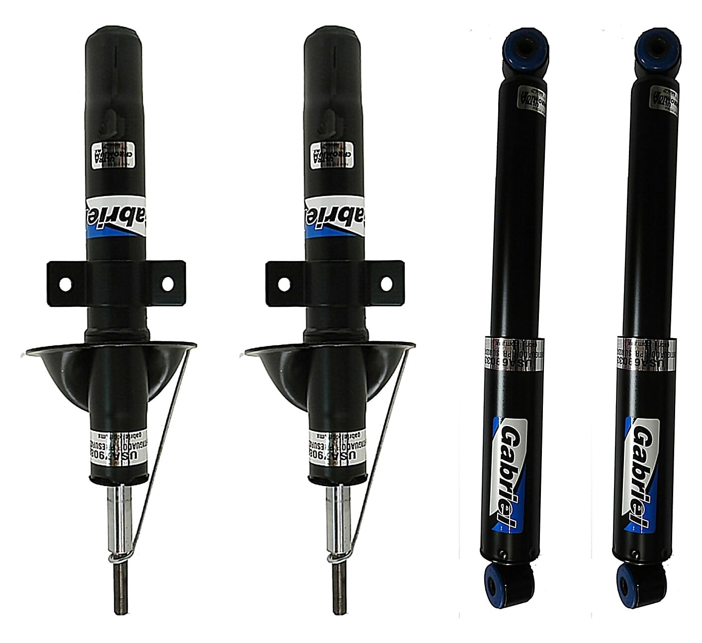 Kit De 4 Amortiguadores Gas Ultra Chromium