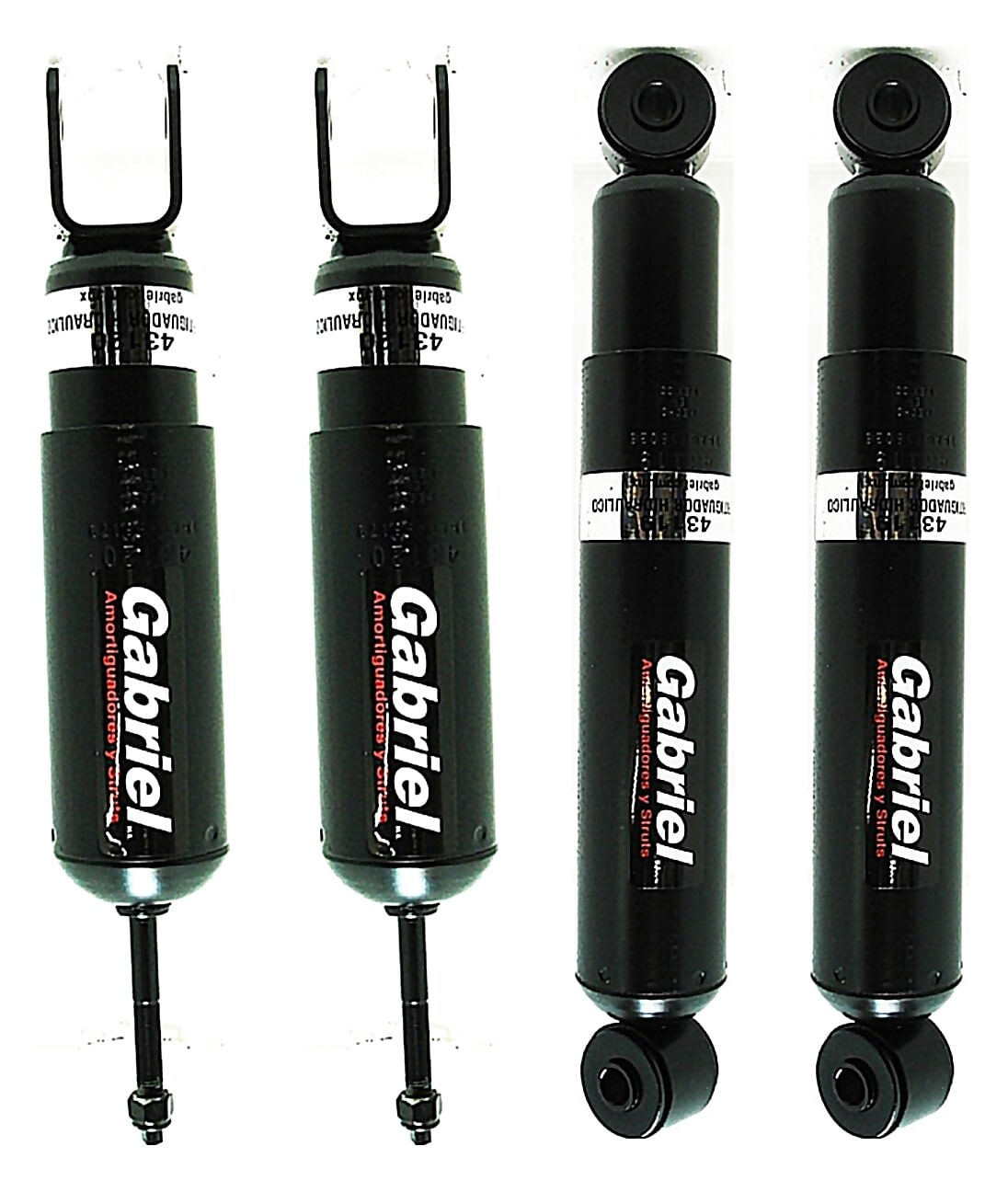 Kit De 4 Amortiguadores Hidráulicos 4WD, RWD