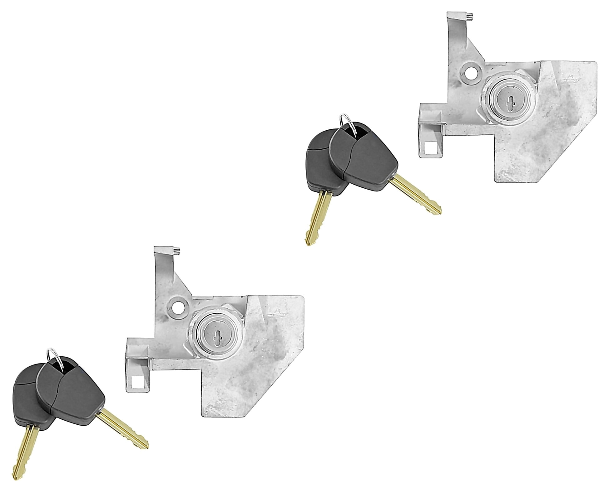 Par De Cilindros De Puertas Con Llave Cromados