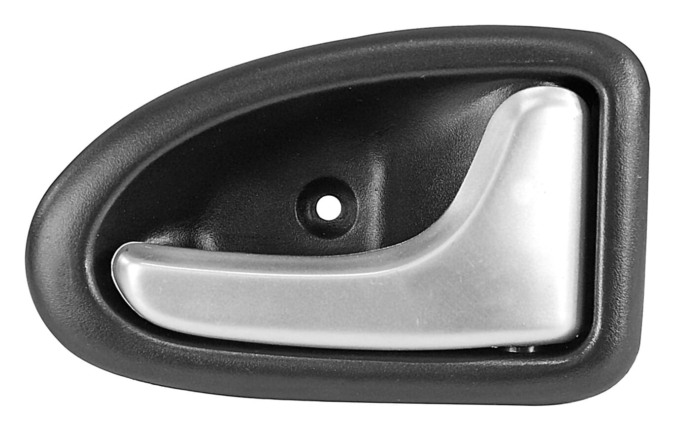 Manija Puerta Interior Delantera Negra/Plata Lado Pasajero