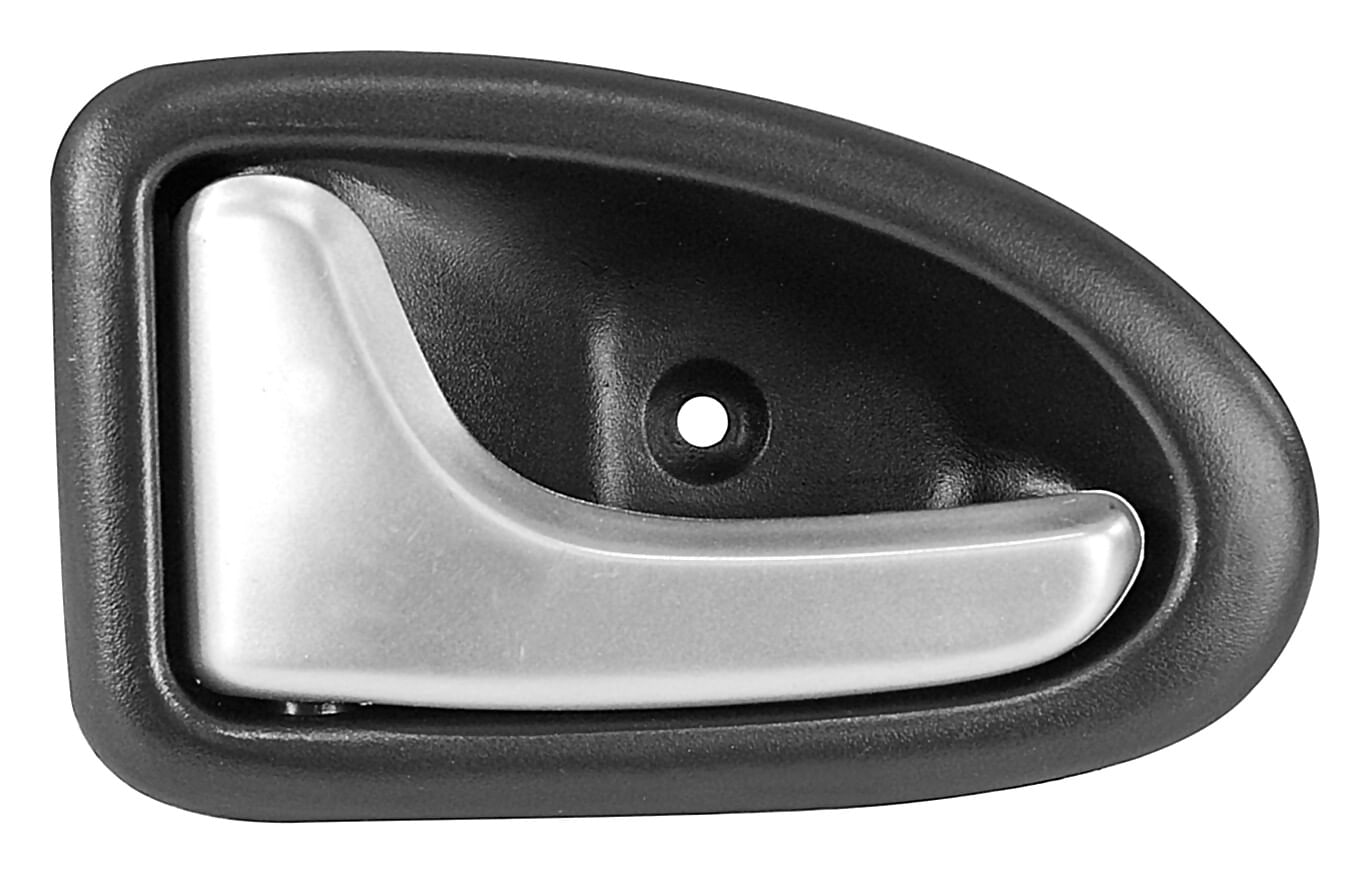Manija Puerta Interior Delantera Negra/Plata Lado Conductor