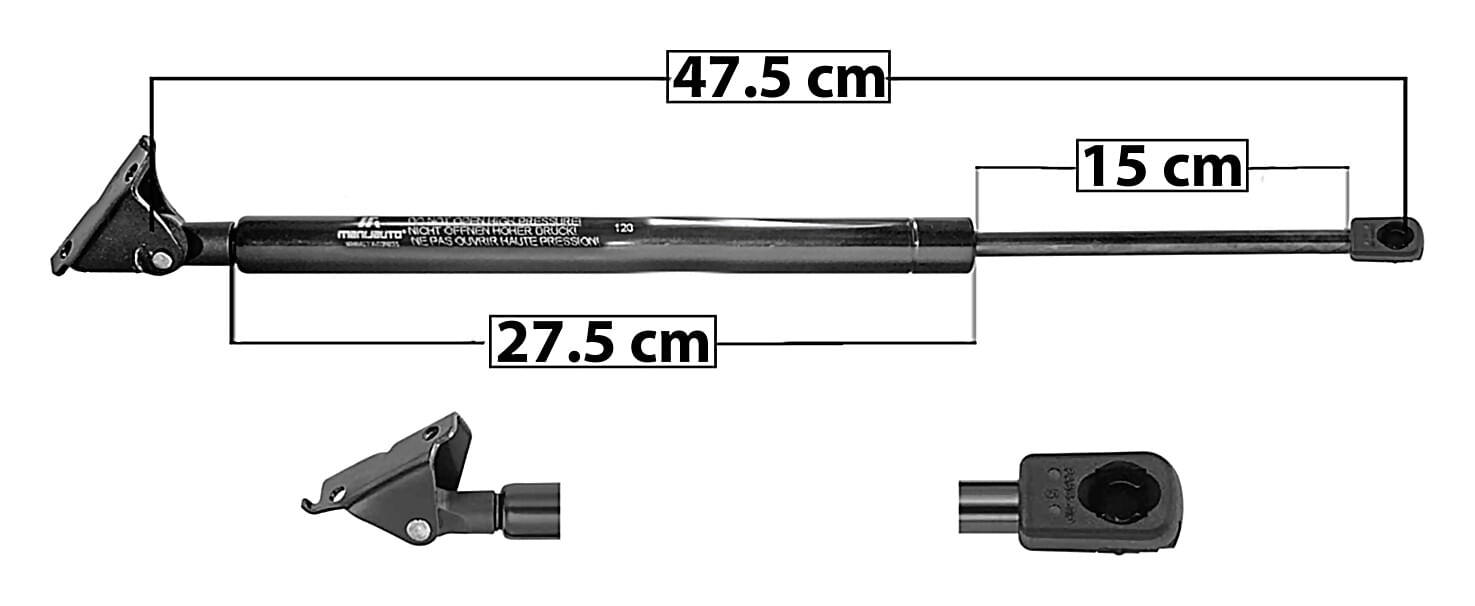Amortiguador 5a Puerta Lado Conductor