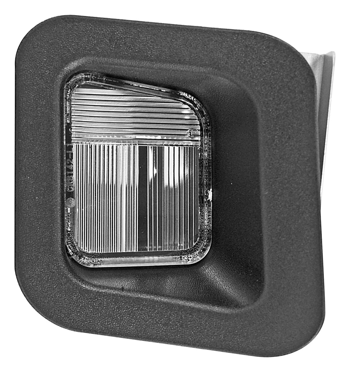 Cubierta Luz De Placa Negra Lado Conductor