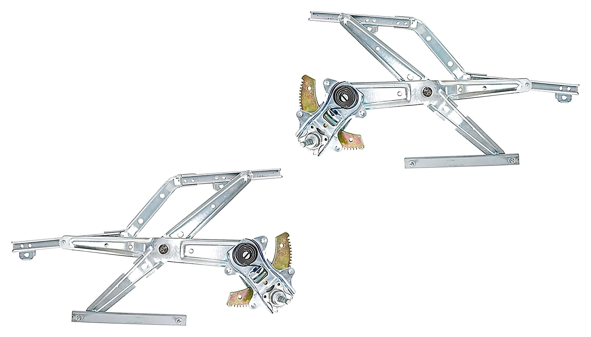 Par De Elevadores De Cristal Manuales Delanteros
