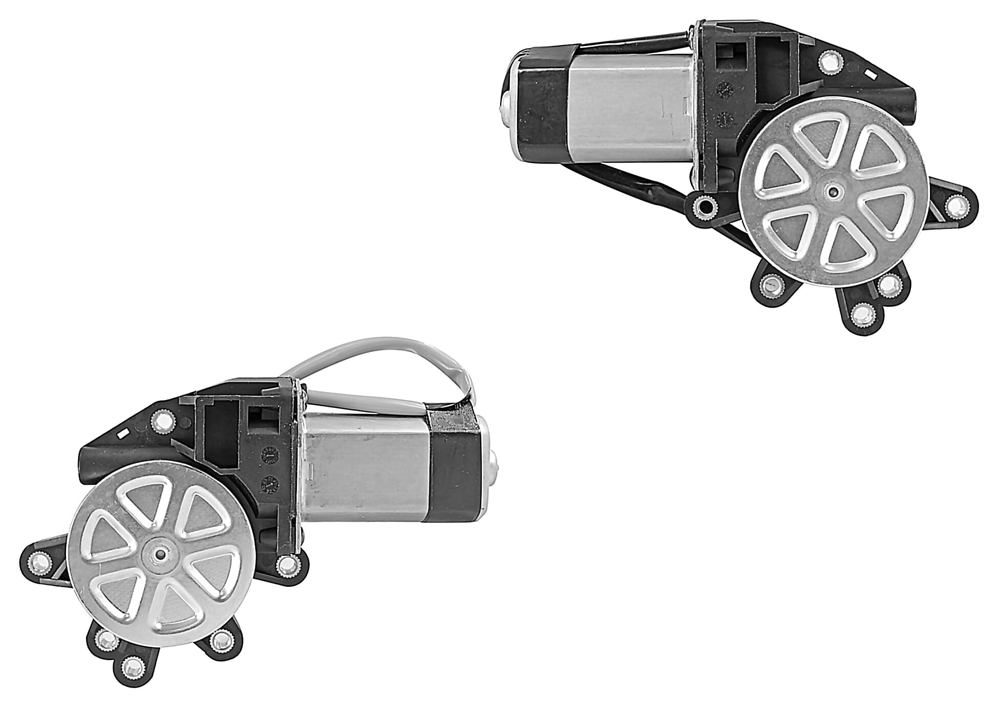 Par De Motores De Elevación De Ventanas Delanteros O Traseros