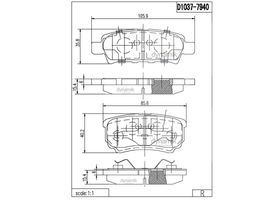 Balatas Bajos Metales Traseras