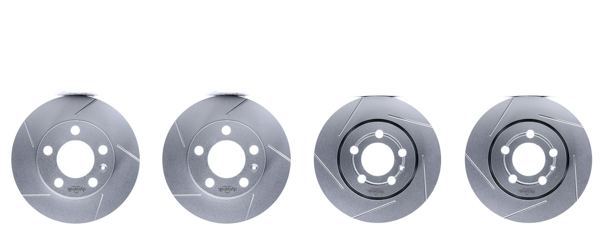 Kit De 4 Discos Ranurados
