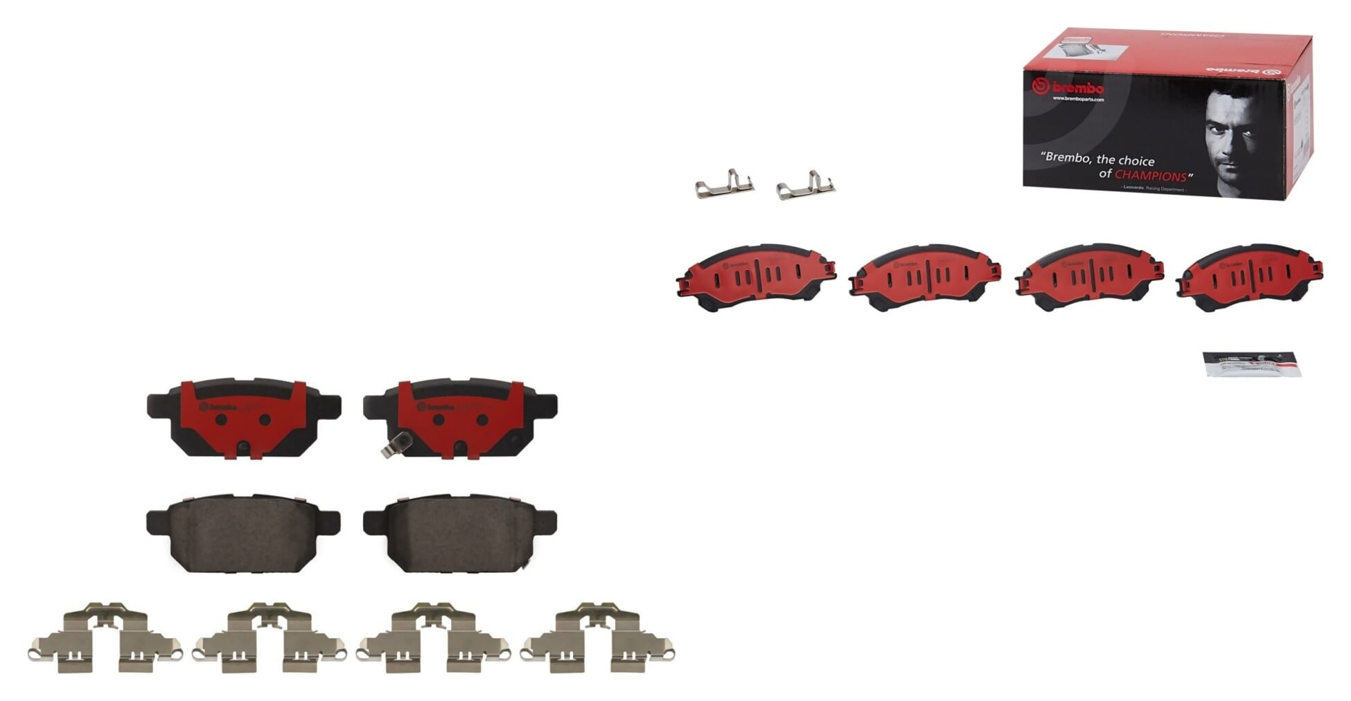 Kit De Balatas Ceramicas Delanteras y Traseras