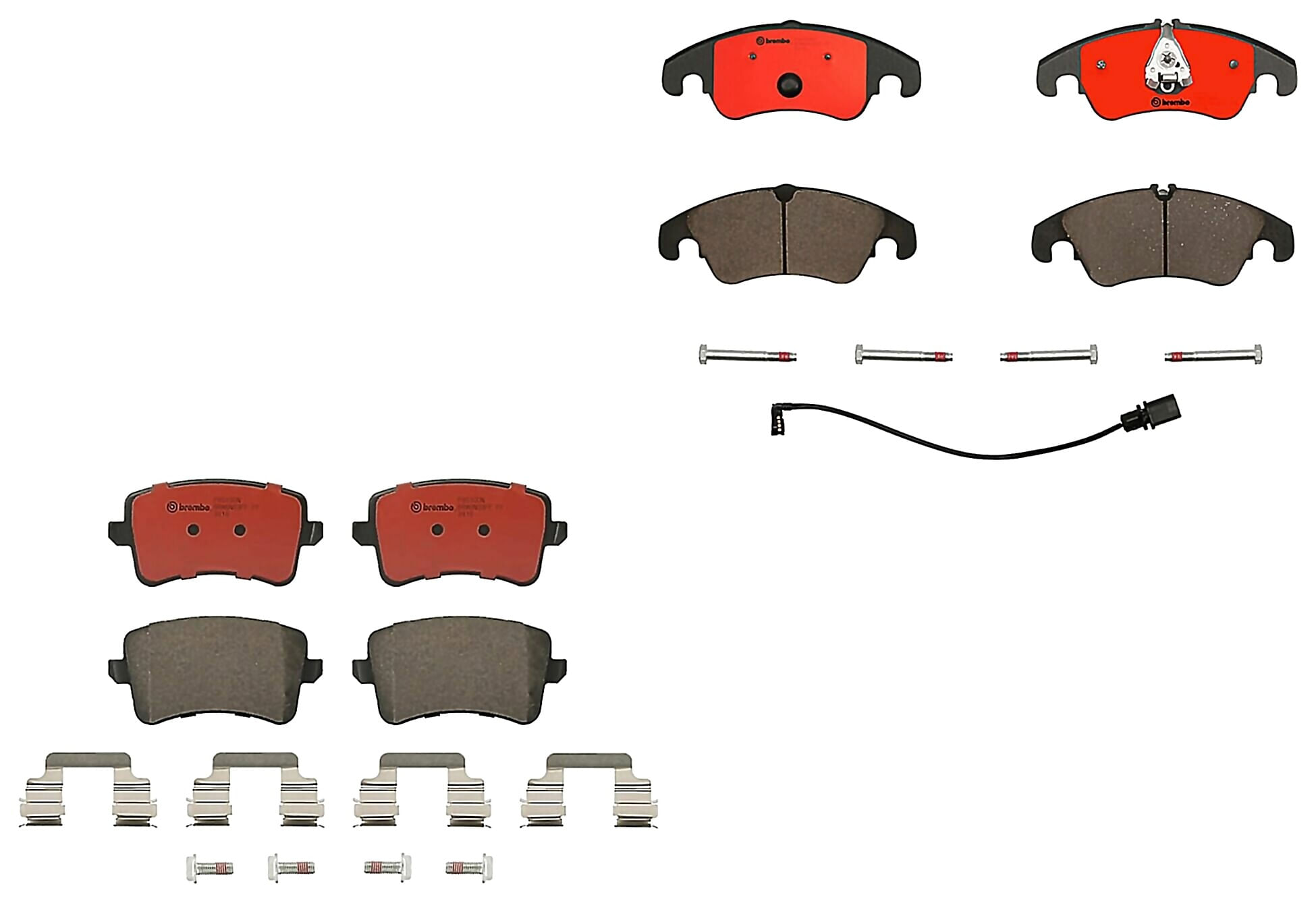 Kit De Balatas Cerámicas Delanteras y Traseras