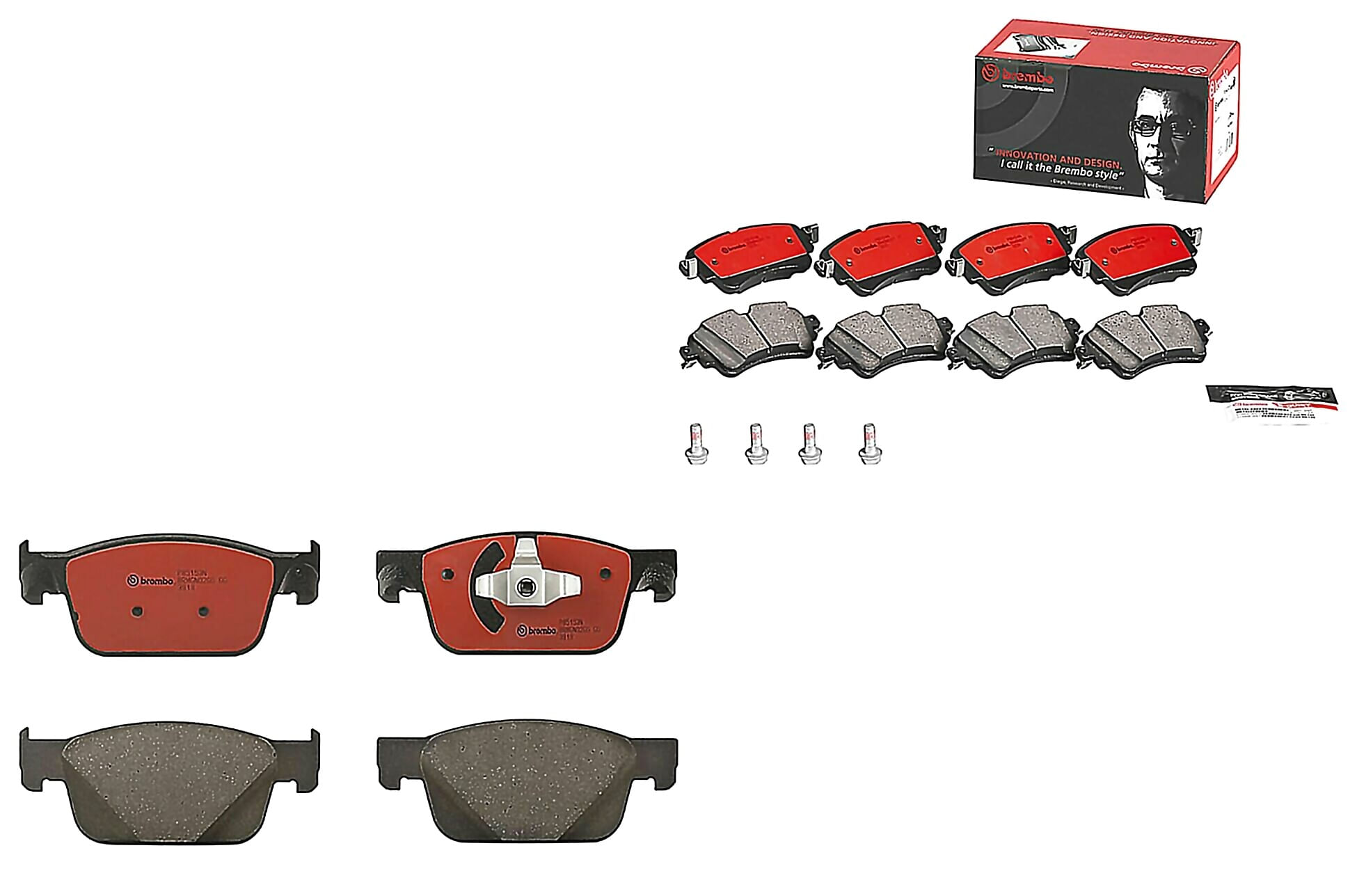 Kit De Balatas Cerámicas Delanteras y Traseras