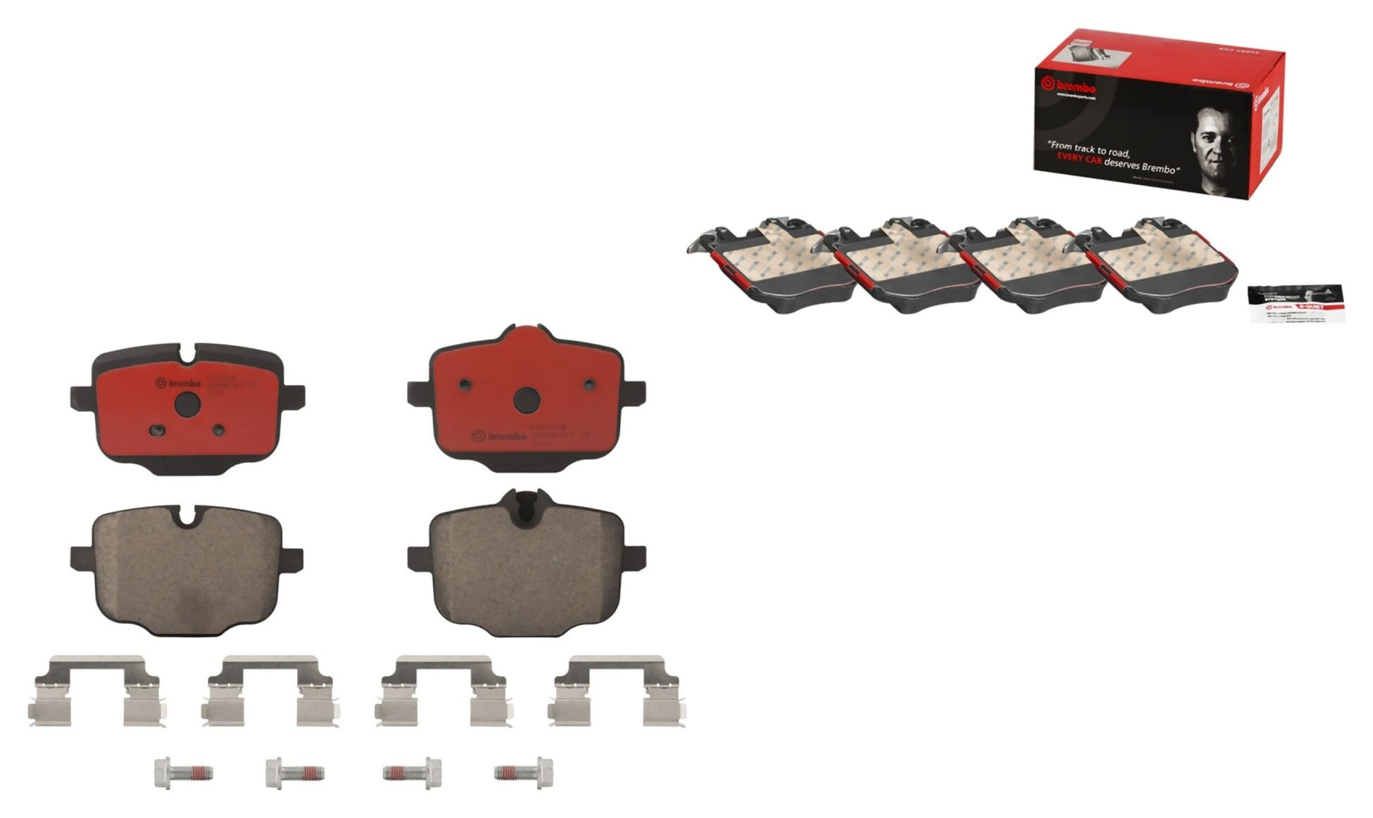 Kit De Balatas Cerámicas Delanteras y Traseras