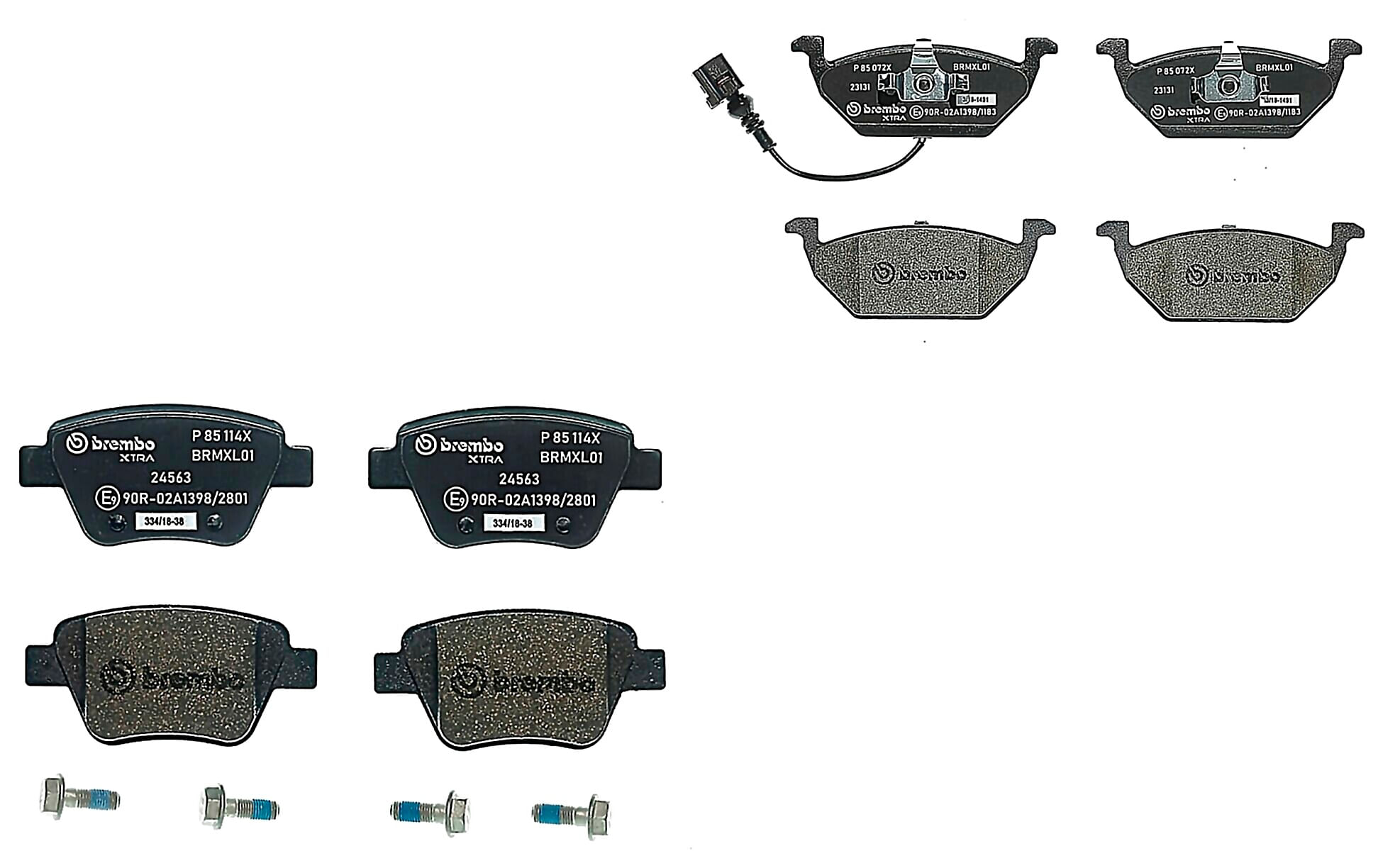 Kit De Balatas Sport Xtra Delanteras y Traseras