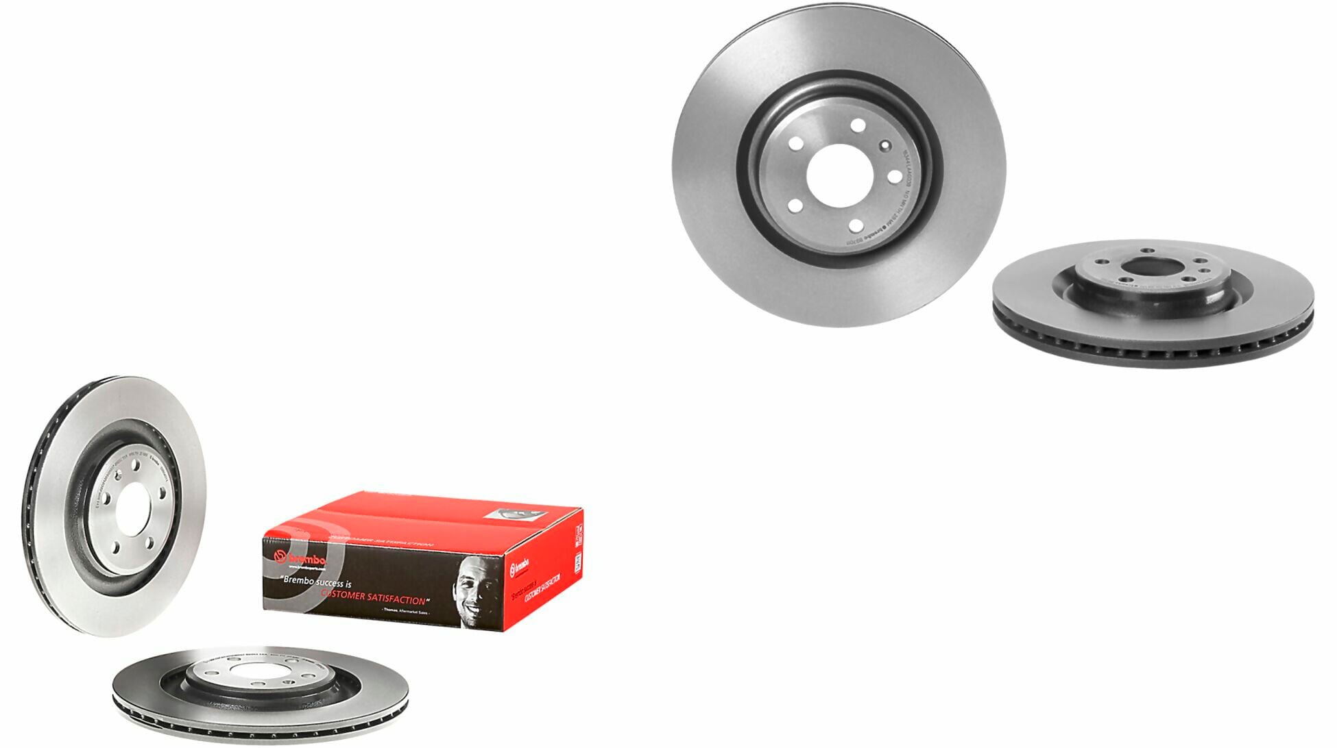 Kit De 4 Discos Ventilados