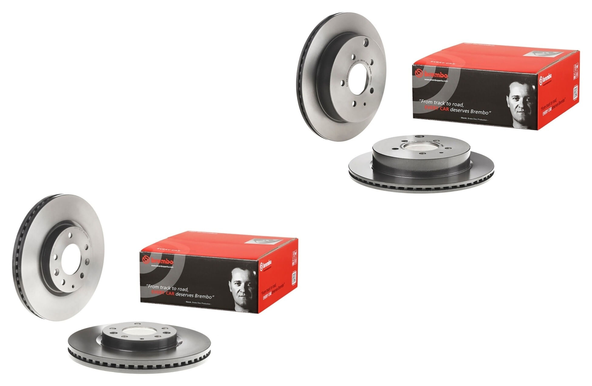 Kit De 4 Discos Ventilados
