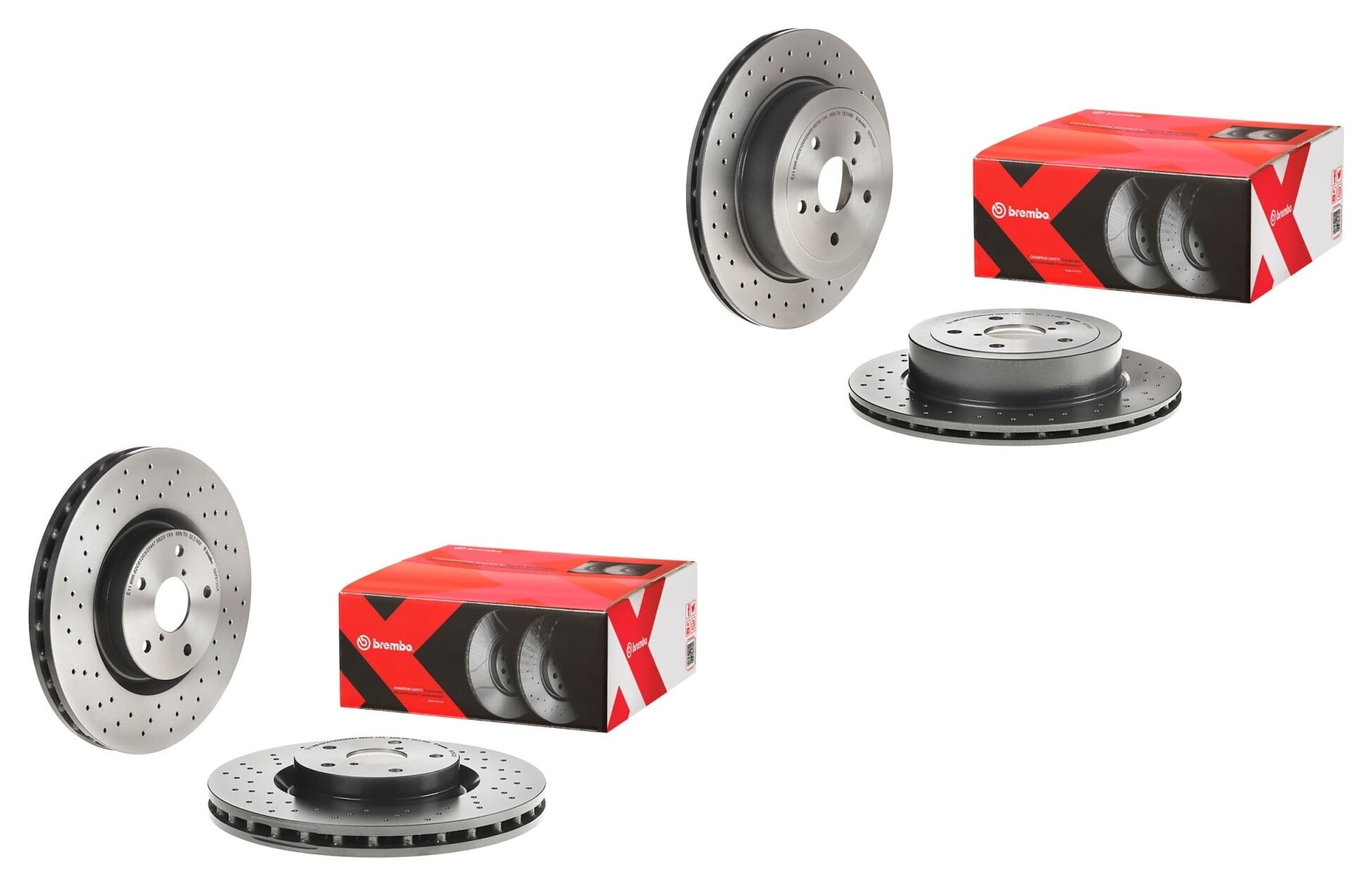 Kit De 4 Discos Hiperventilados