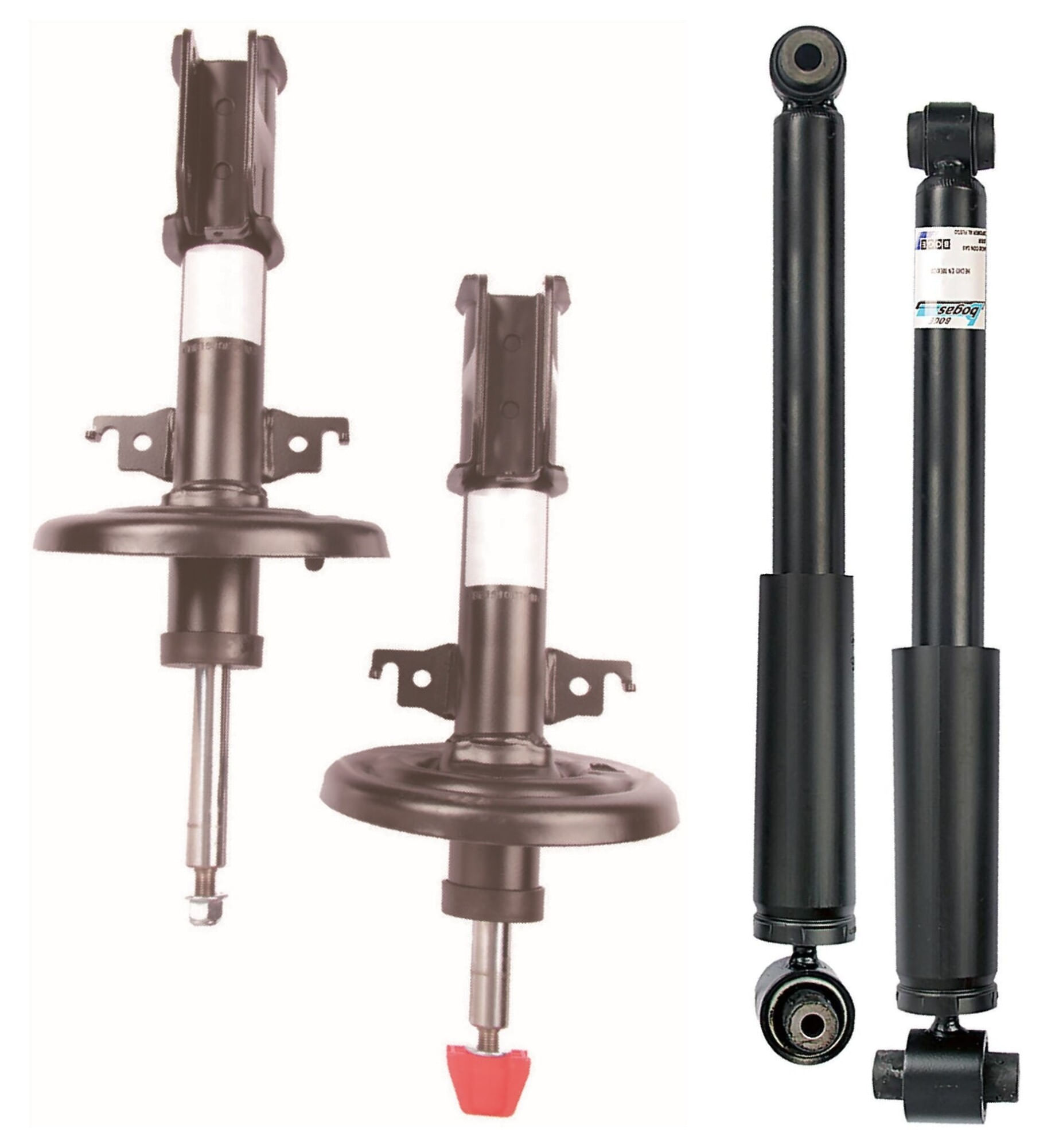 Kit De 4 Amortiguadores Gas Bogas FWD