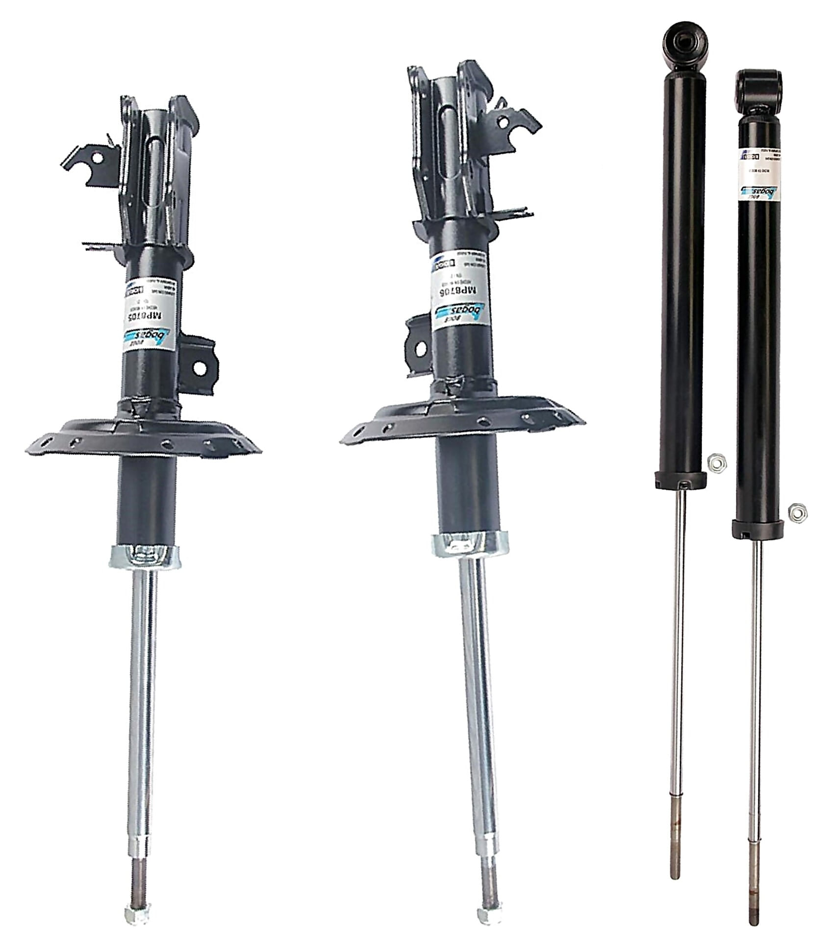 Kit De 4 Amortiguadores Gas Bogas FWD