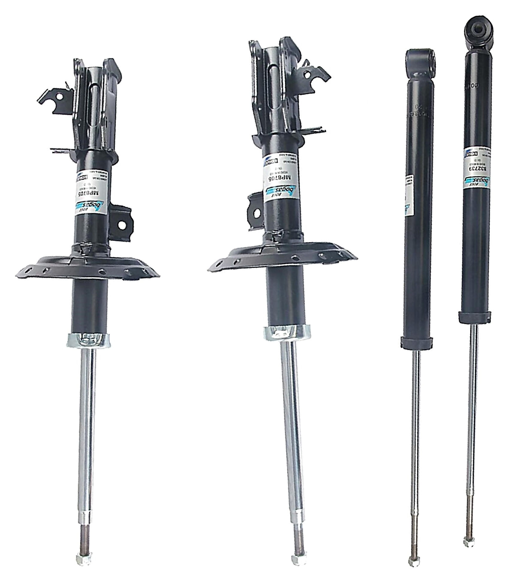 Kit De 4 Amortiguadores Gas Bogas FWD