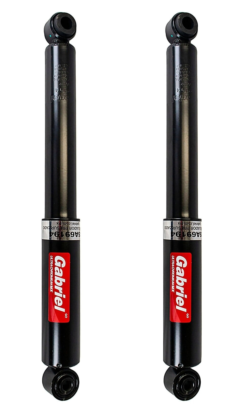 Par De Amortiguadores Gas Traseros Ultra Chromium Diesel RWD