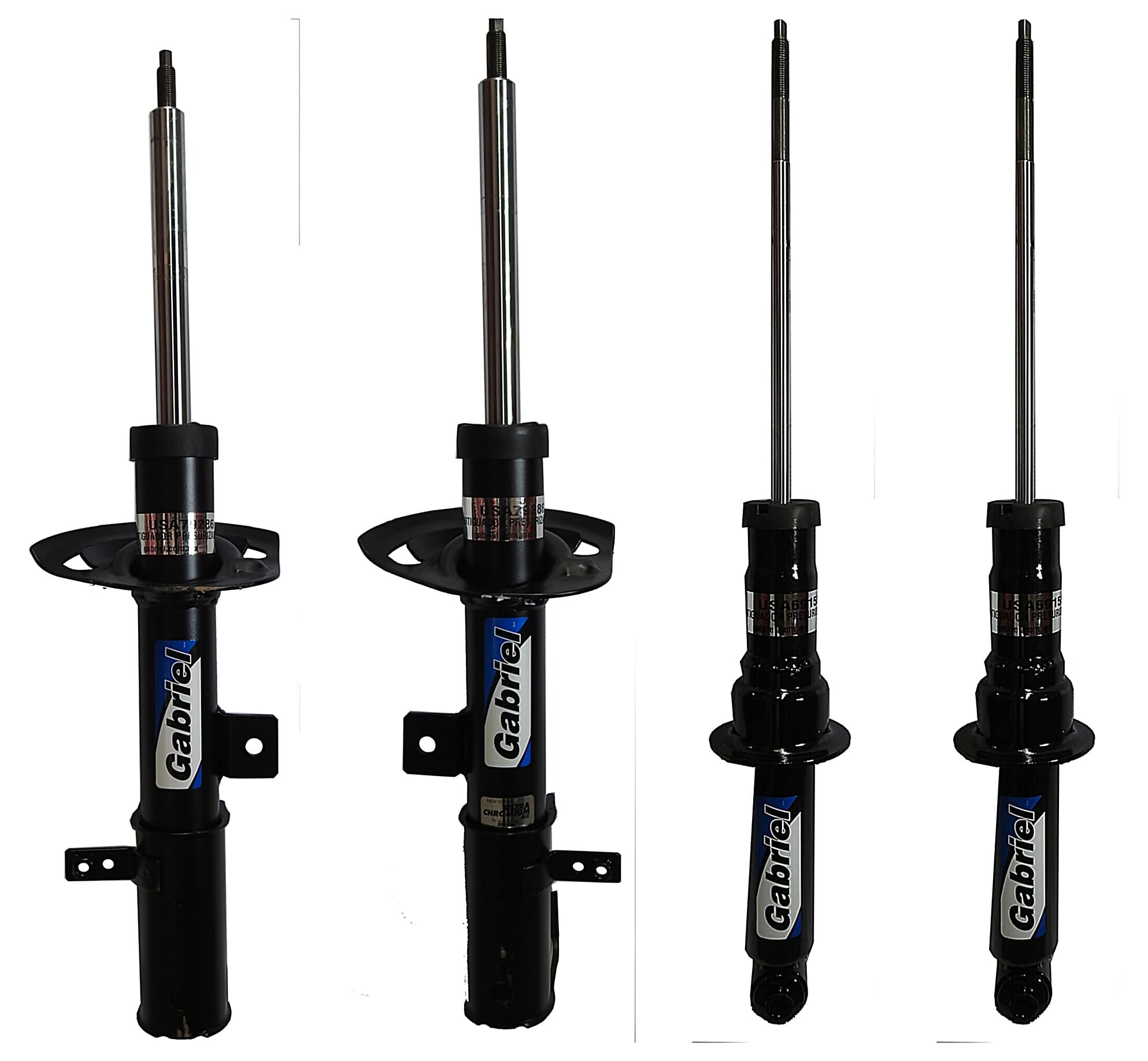 Kit De 4 Amortiguadores Gas Ultra Chromium