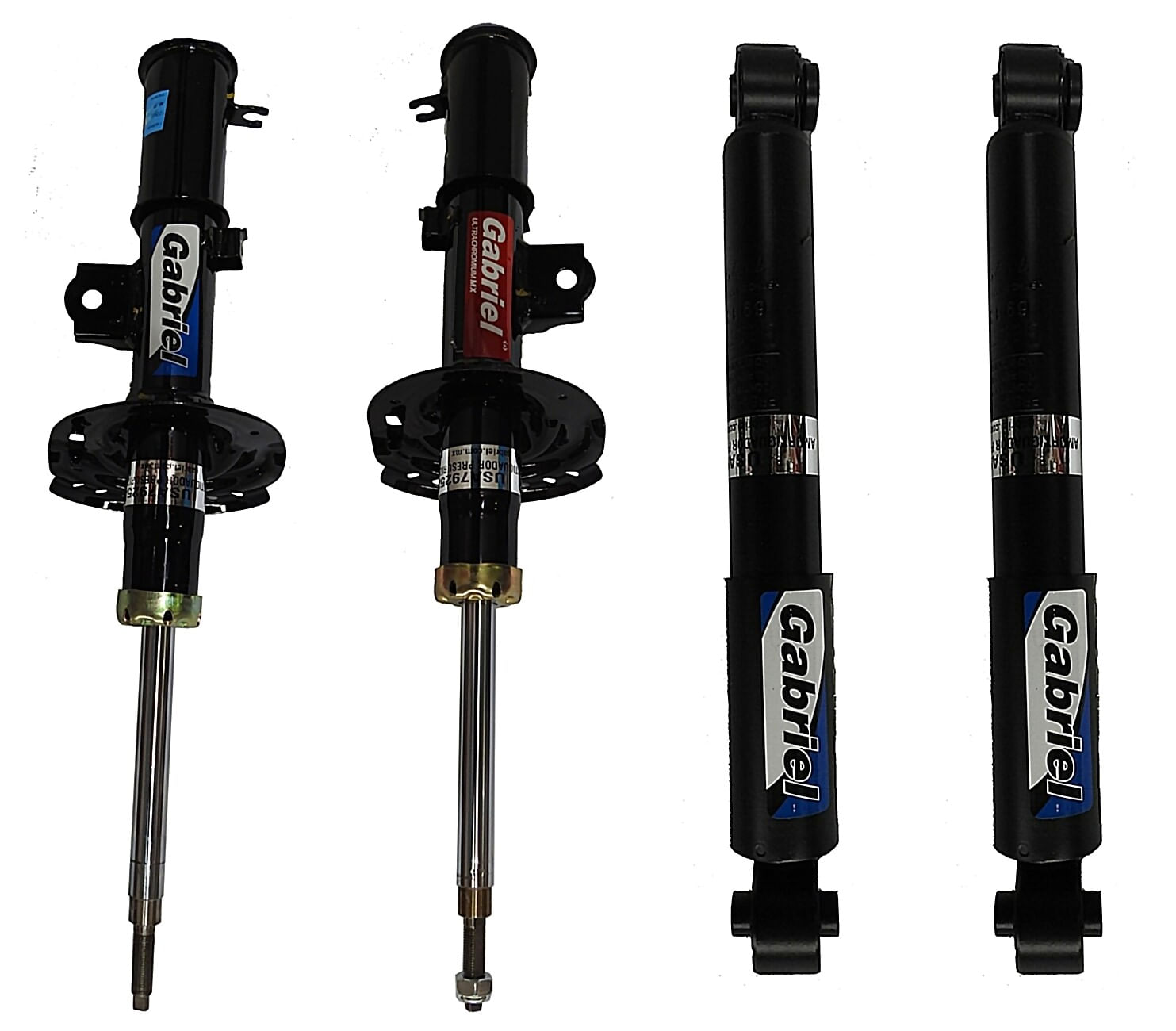 Kit De 4 Amortiguadores Gas Ultra Chromium