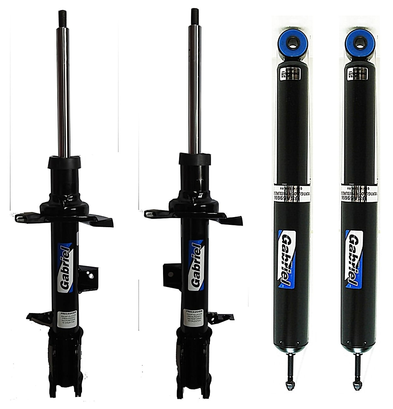 Kit De 4 Amortiguadores Gas Ultra Chromium
