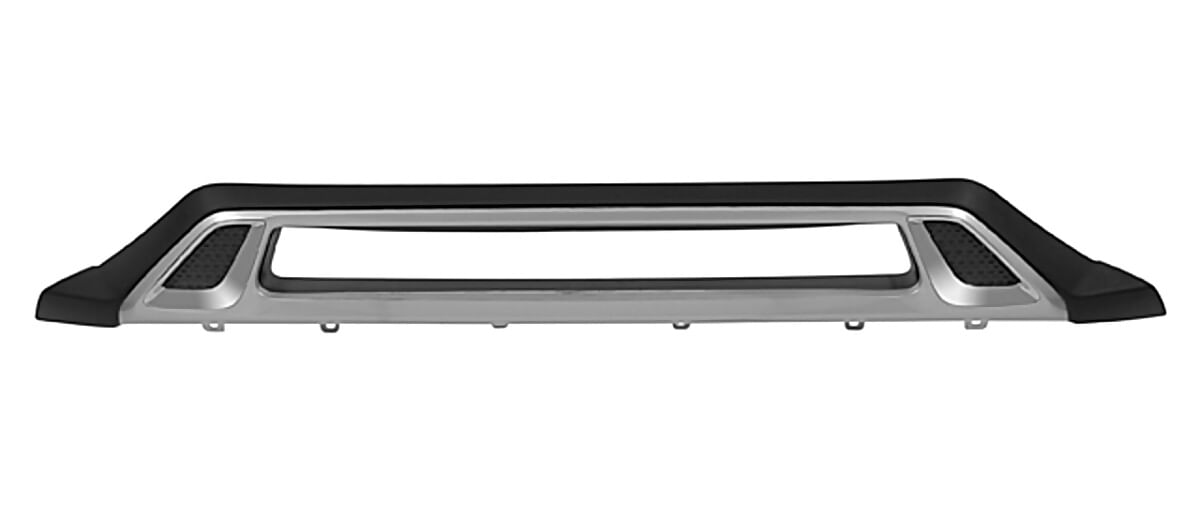 Moldura Para Defensa Delantera Gris Con Moldura Cromada