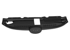 Parrilla Negra Sin Moldura Cromada