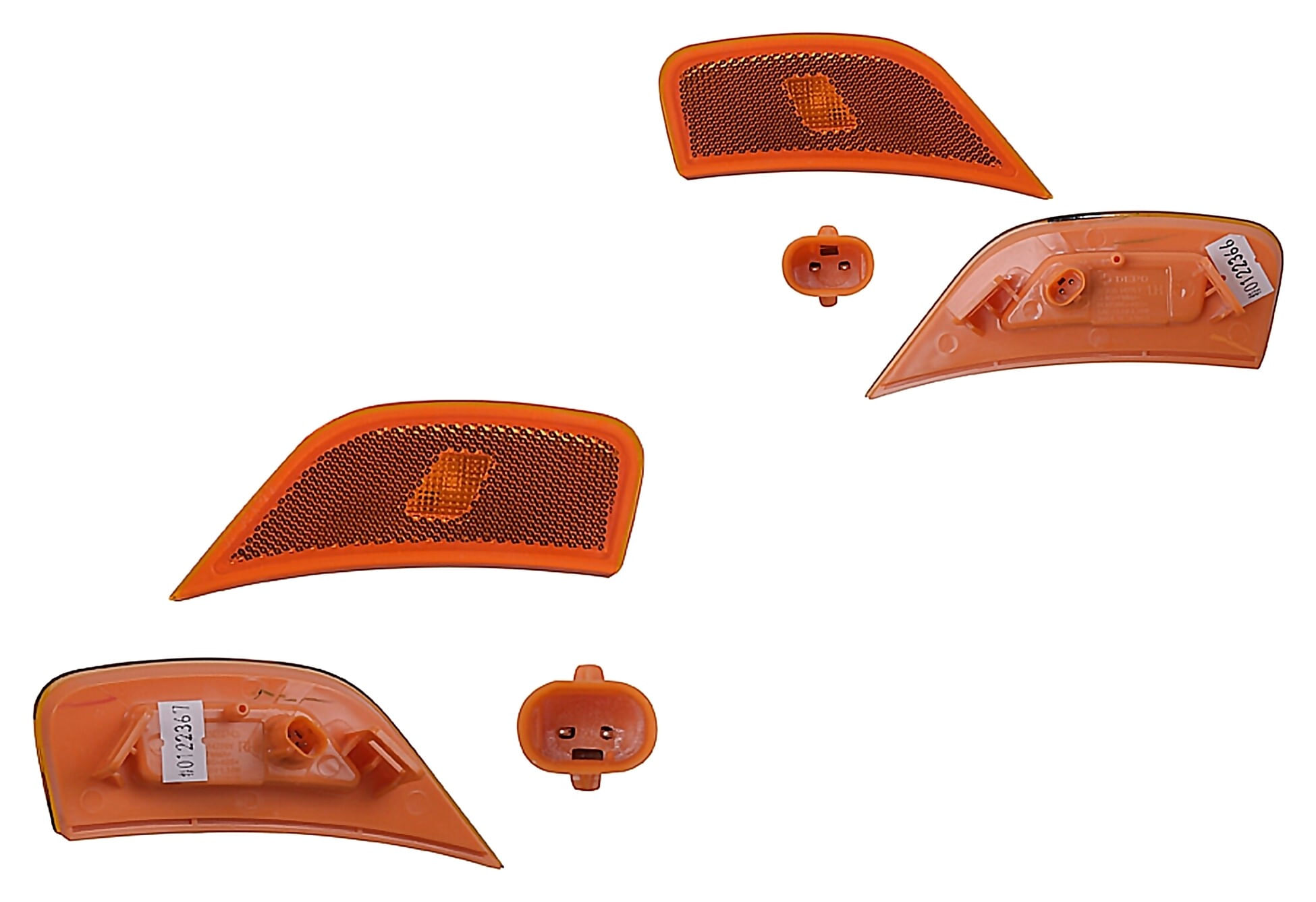 Par De Cuartos Delanteros Laterales Con Leds