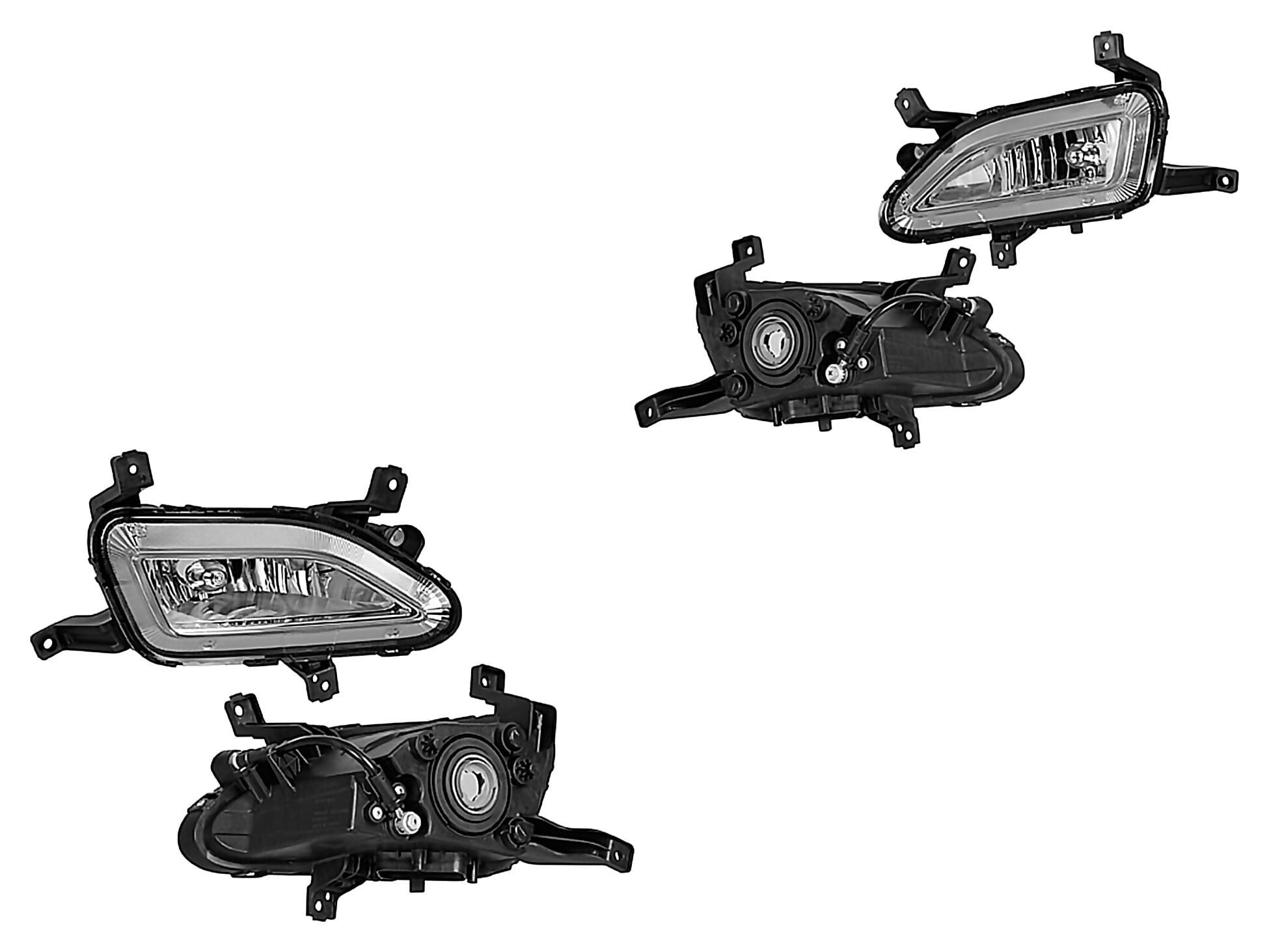 Par De Faros Para Niebla Sin Foco