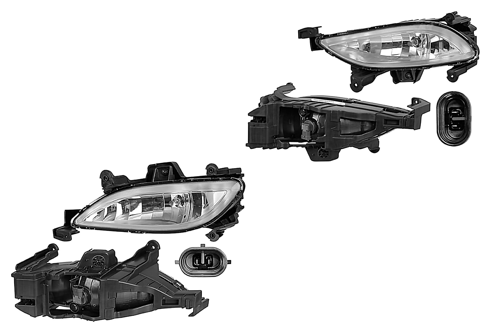 Par De Faros Para Niebla