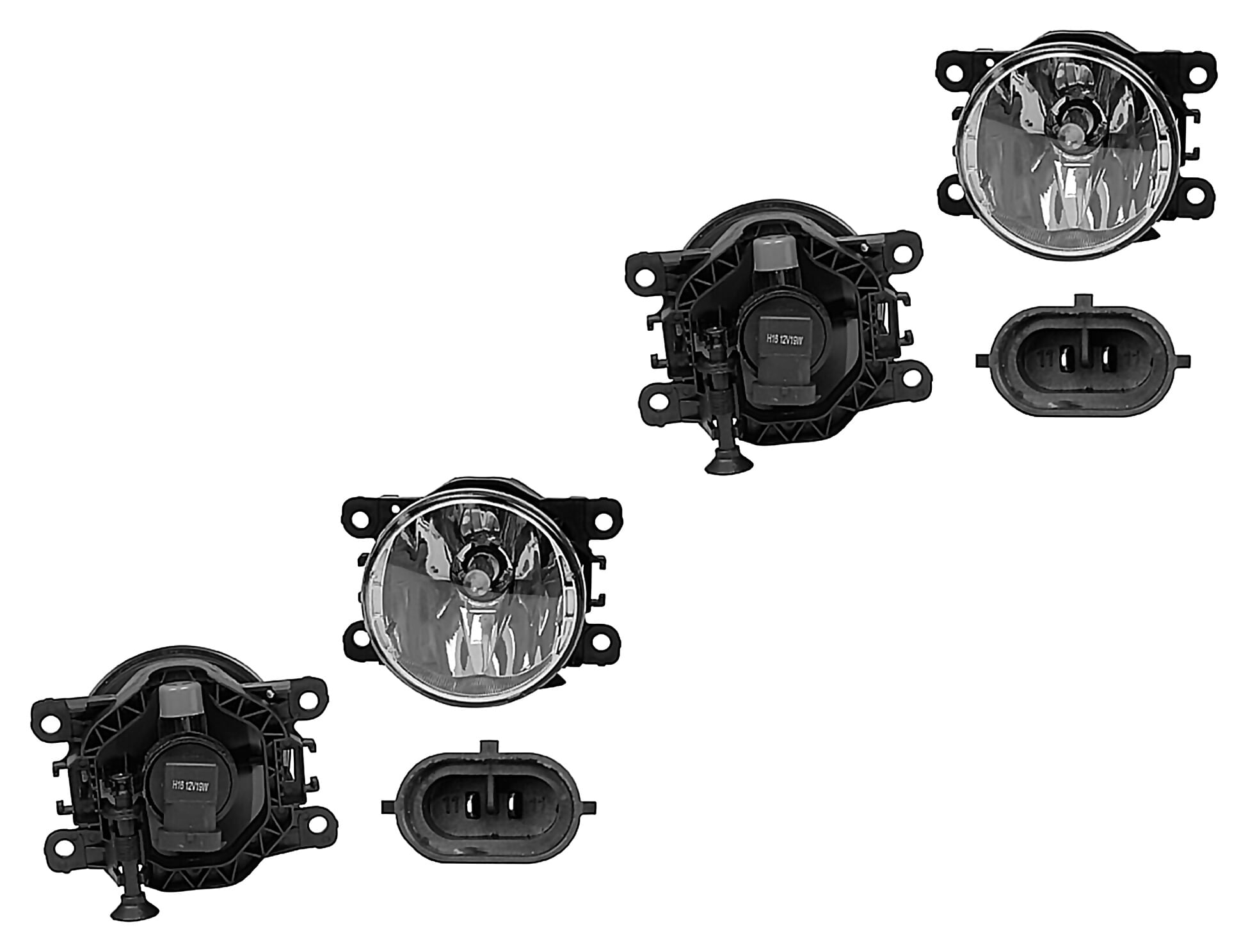 Par De Faros Para Niebla Delanteros Sin Foco