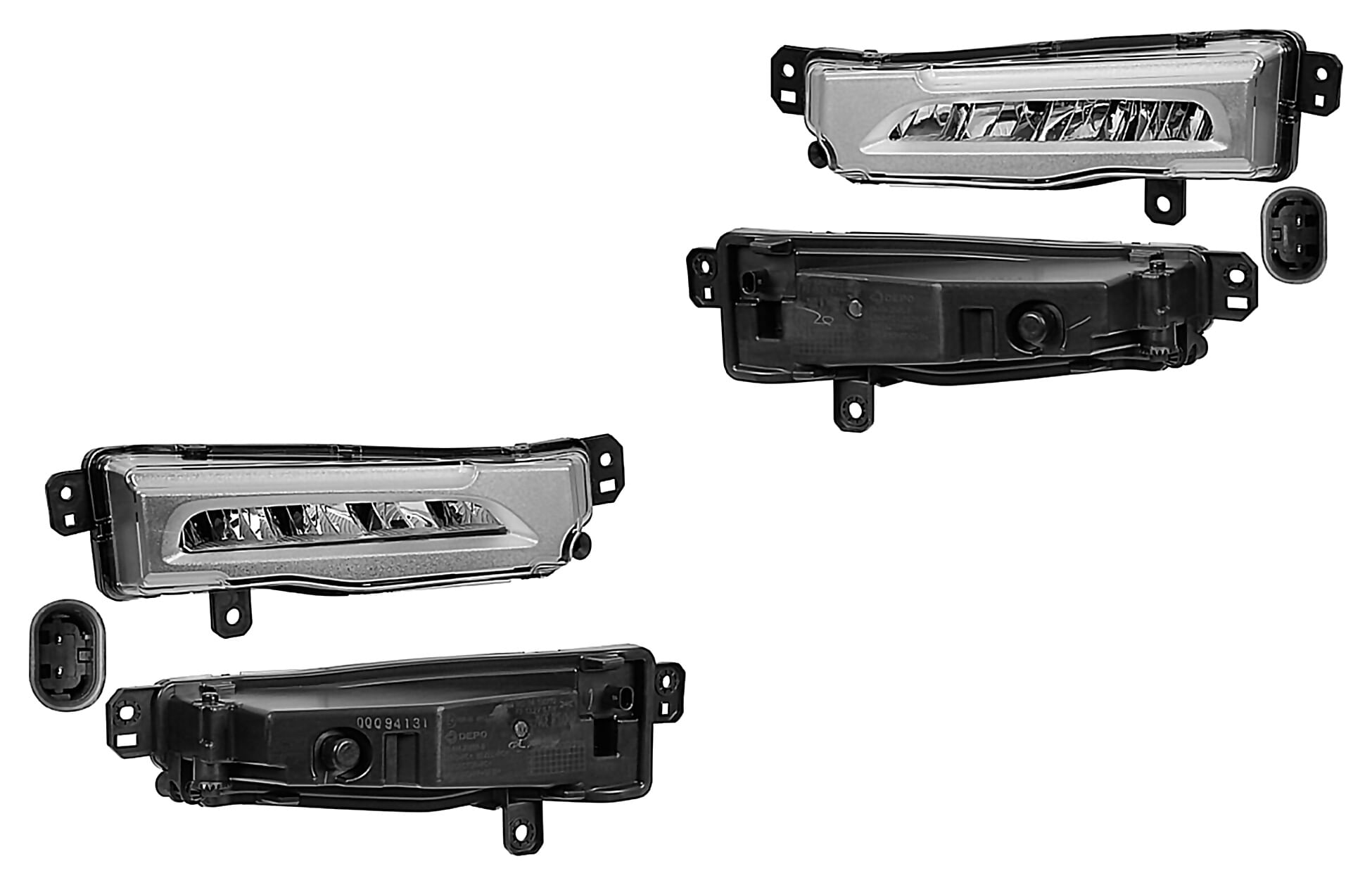 Par De Faros Para Niebla Con Leds