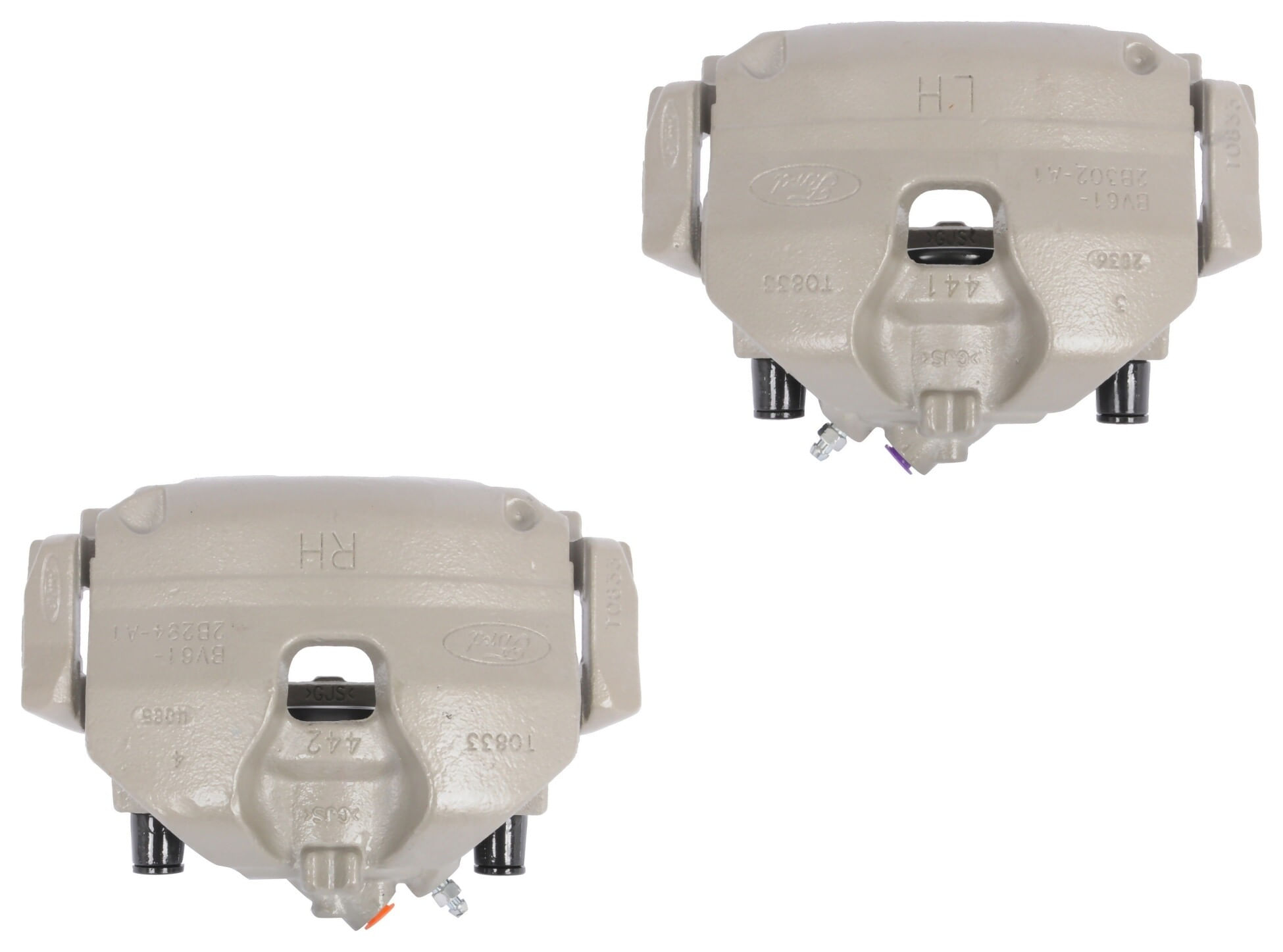 Par De Calipers De Freno Acero Con Soporte Delanteros