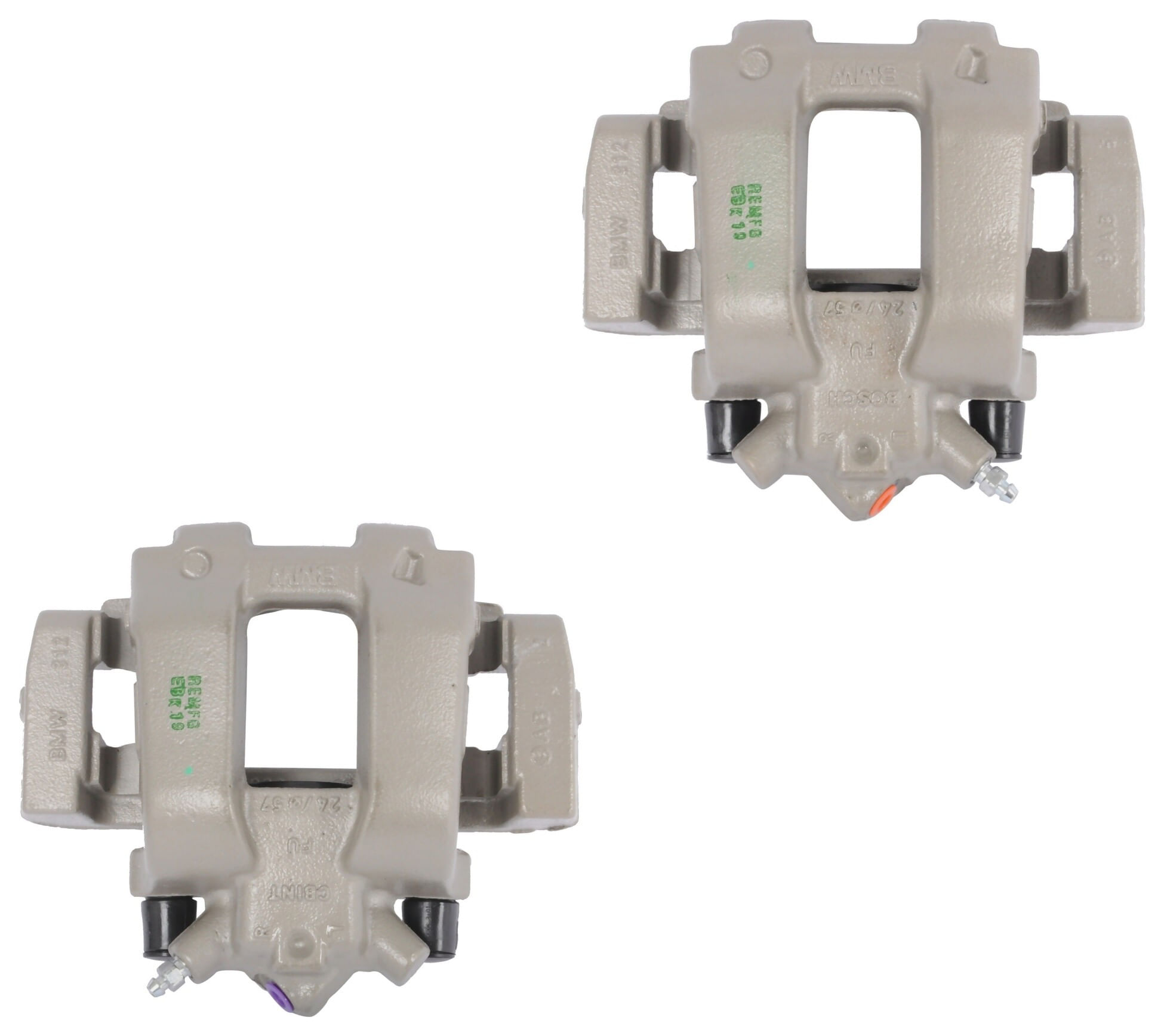 Par De Calipers De Freno Acero Con Soporte Delanteros
