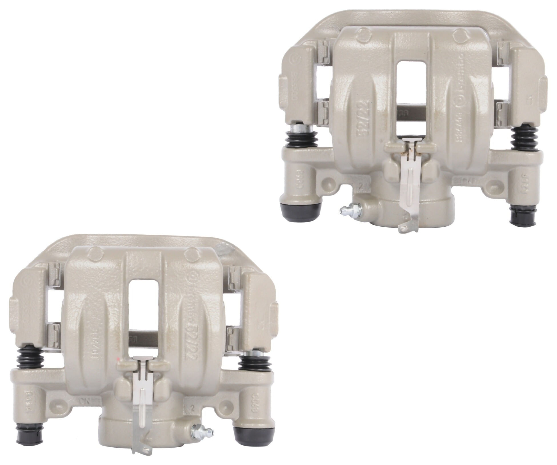 Par De Calipers De Freno Acero Con Soporte Traseros