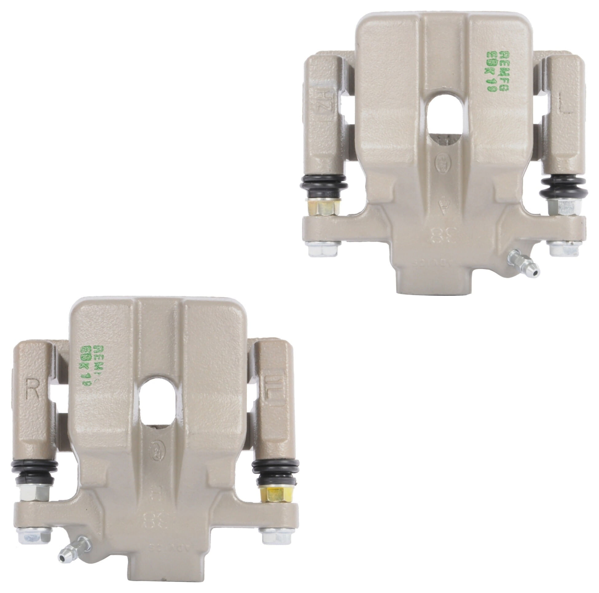 Par De Calipers De Freno Acero Con Soporte Traseros
