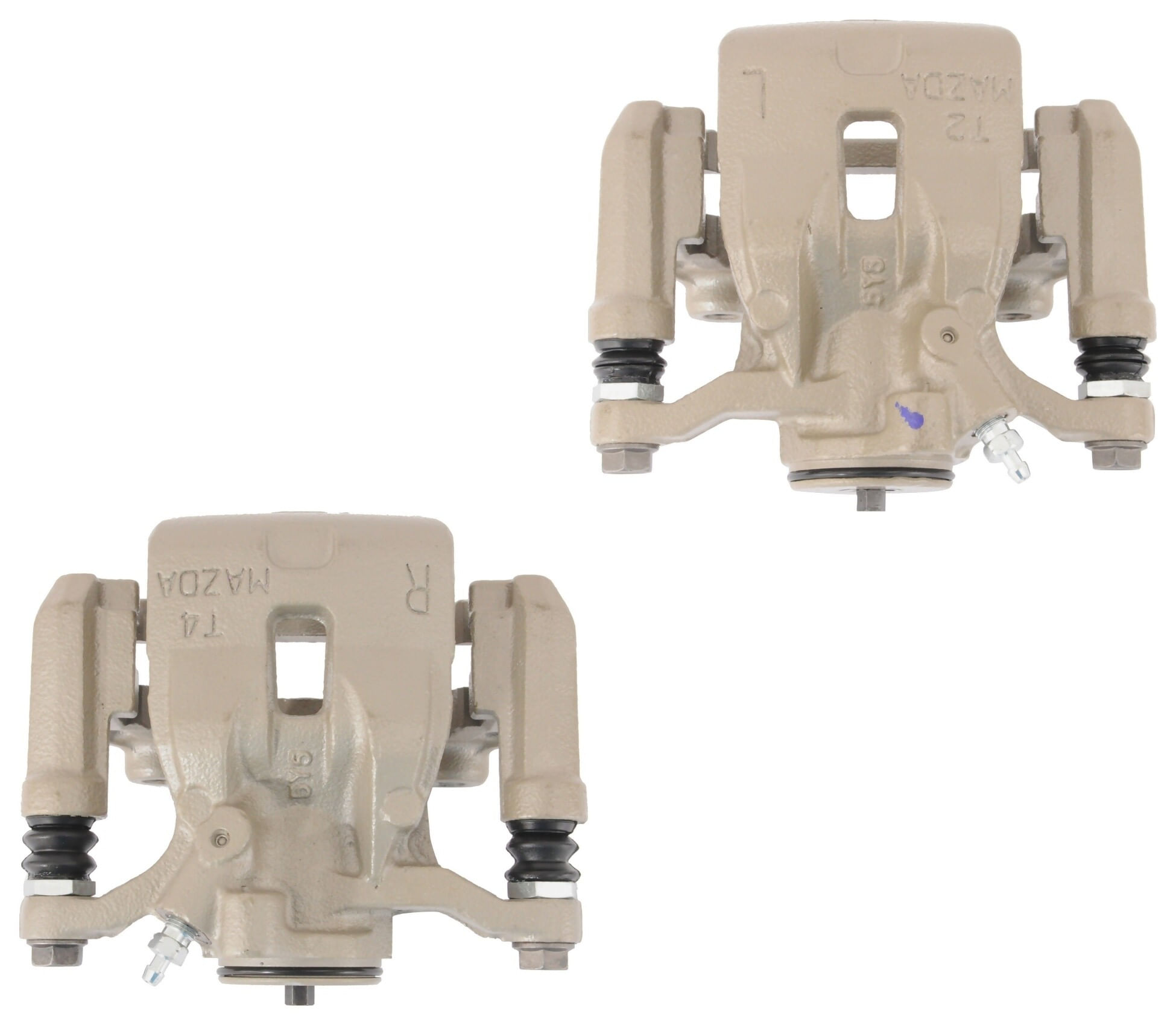 Par De Calipers De Freno Acero Con Soporte Traseros