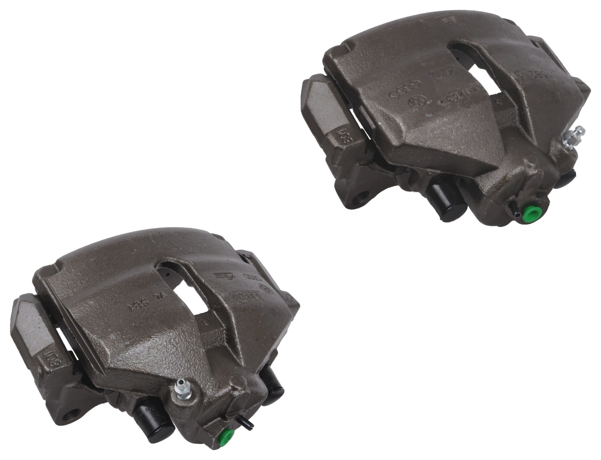 Par De Calipers De Freno Acero Con Soporte Delanteros