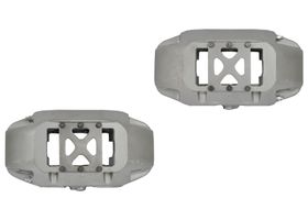 Par De Calipers De Freno 4 Pistones Acero Delanteros